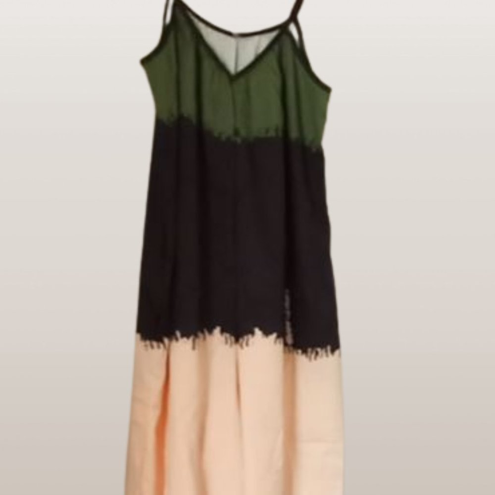 Chic Me Color Block Long Jumpsuit‎ Size Small. Pre-loved In Good Condition